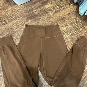 Lululemon Athletica Brown Align Joggers with High-Rise Waistband